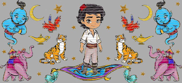 16oz Disney style-D-1574